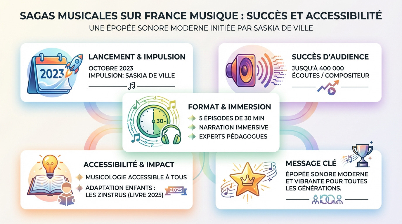 Le succès du nouveau podcast Lully sur France Musique par Saskia De Ville