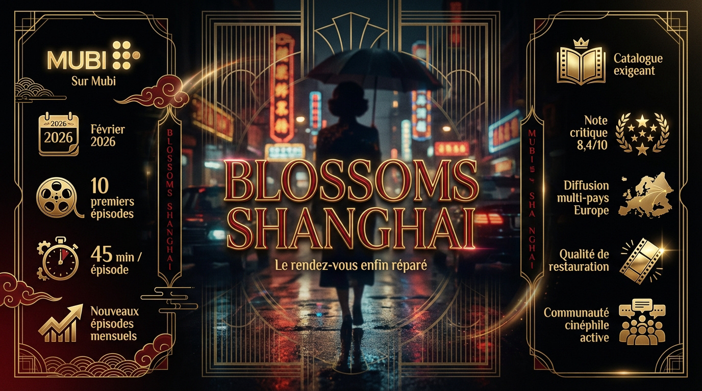 Scène esthétique de la série Blossoms Shanghai de Wong Kar-wai