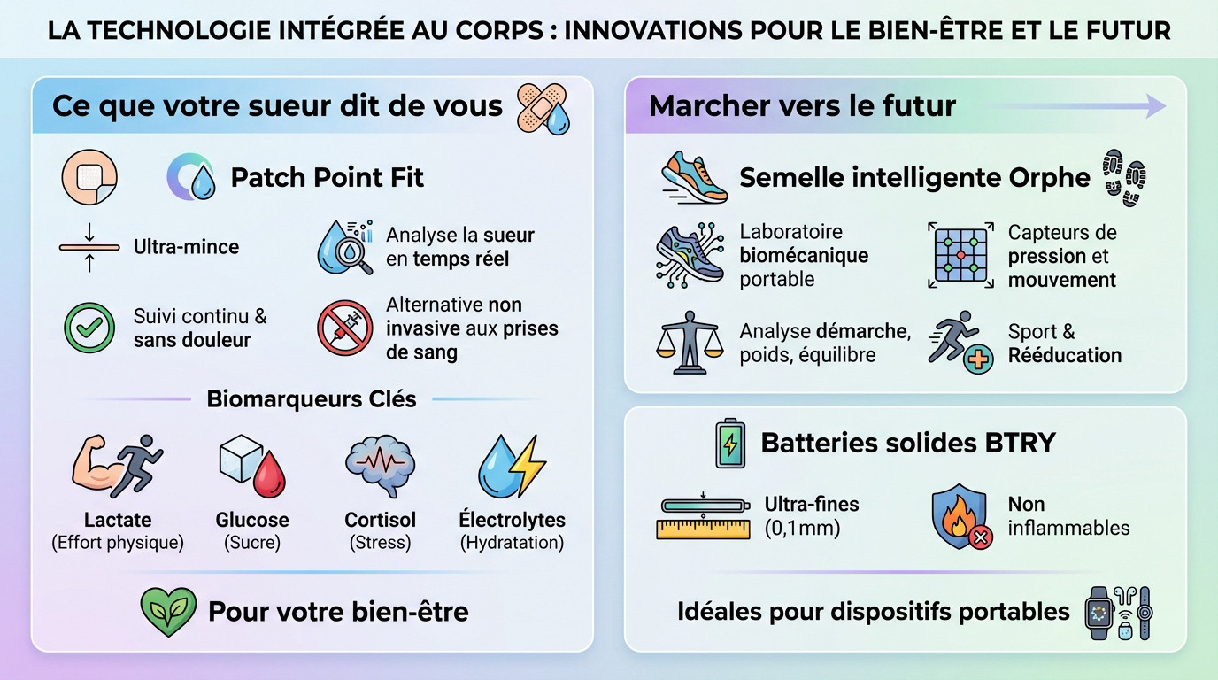 Patch santé connecté et innovations technologiques portables pour le bien-être